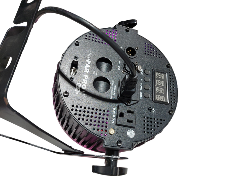 Slim PAR PRO H USB Strobe Light RGB 6 in 1 Stage Light Show =