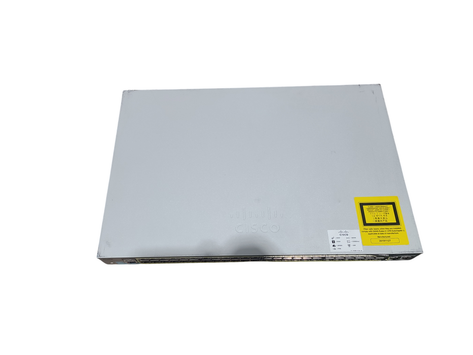 Cisco Catalyst WS-C2960L-48PS-LL V01 48-Port Gigabit PoE Network Switch