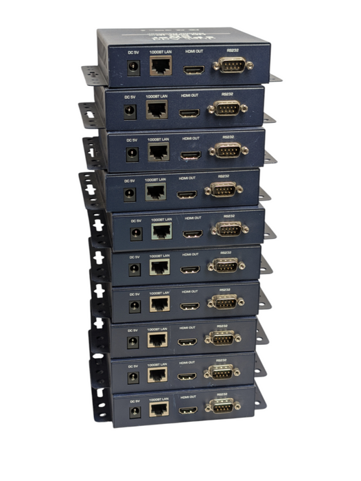 Lot of 10x Just Add Power 2G HD over IP Gigabit Receiver Rx