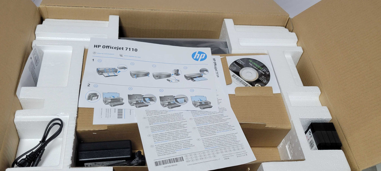 New Open-Box HP OfficeJet 7110 Inkjet wide Format Printer _