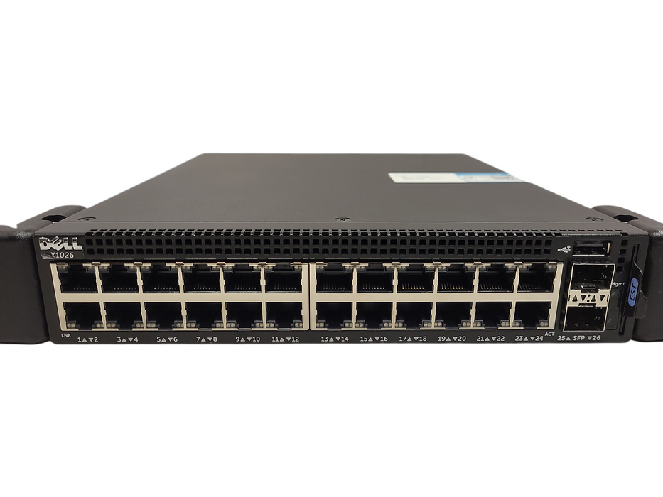 Dell X1026 24-Port Gigabit Ethernet 2x SFP Smart Managed Switch w/ Rack ears Q$