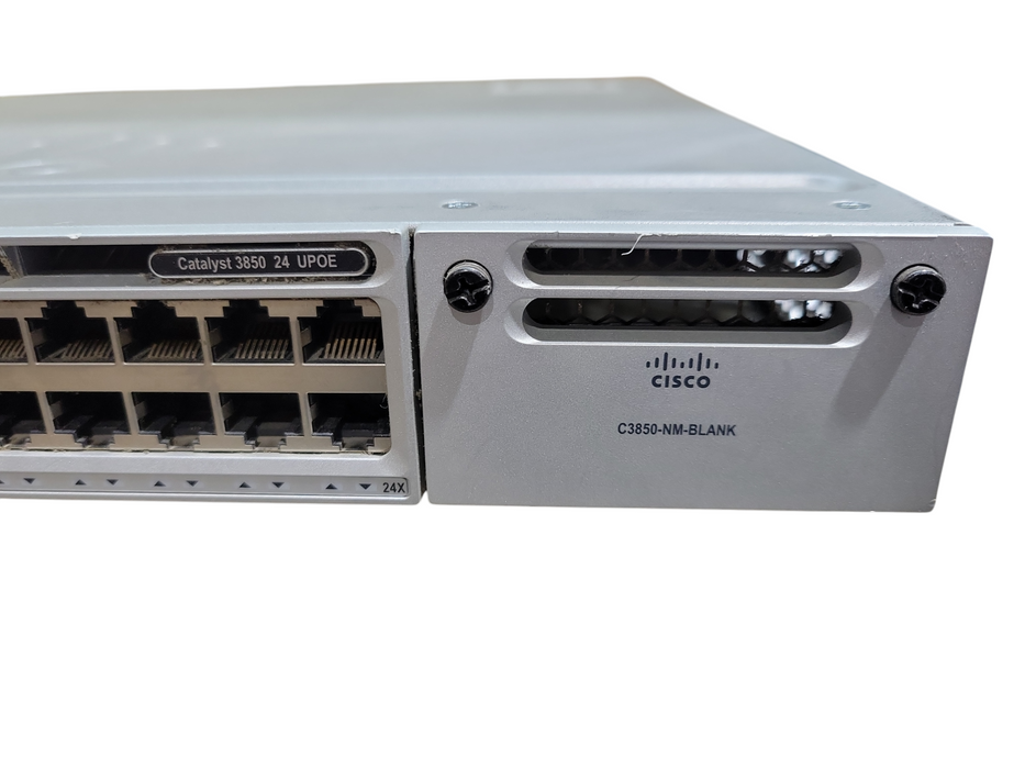 WS-C3850-24U-S V02 | Gigabit Ethernet UPoE Switch - 2x PSU !