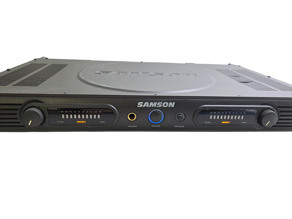 Samson Servo 120A Amp 2-Channel Power Amplifier *READ* )