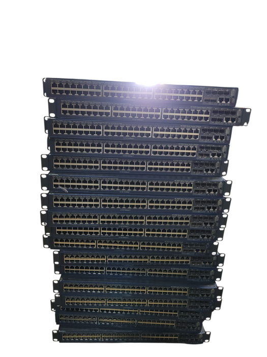 Lot of 42x Hewlett Packard Enterprise 5500-48G-PoE+-4SFP HI Switch – JG542A | READ