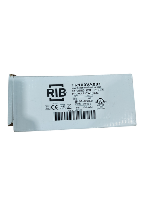 RIB TR100VA001 Transformer 100VA Pri 120V Sec 24VAC