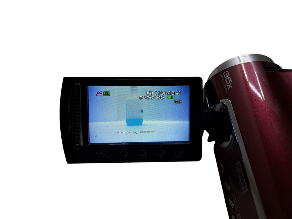 JVC Everio Hard Disc Camcorder GZ-MG330RU 30GB RED w/ Bag & PWR )