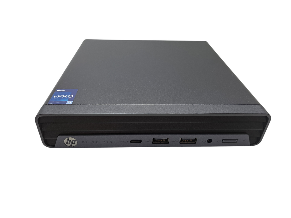 HP Elite Mini 800 G9 | Intel Core i5-12500T, 16GB DDR5, 256GB NVMe, Wi-Fi )