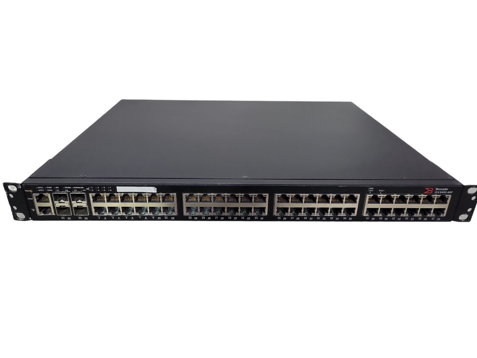 Brocade ICX 6430-48P | 48-Port Gigabit PoE+ Ethernet Switch | 4x SFP !