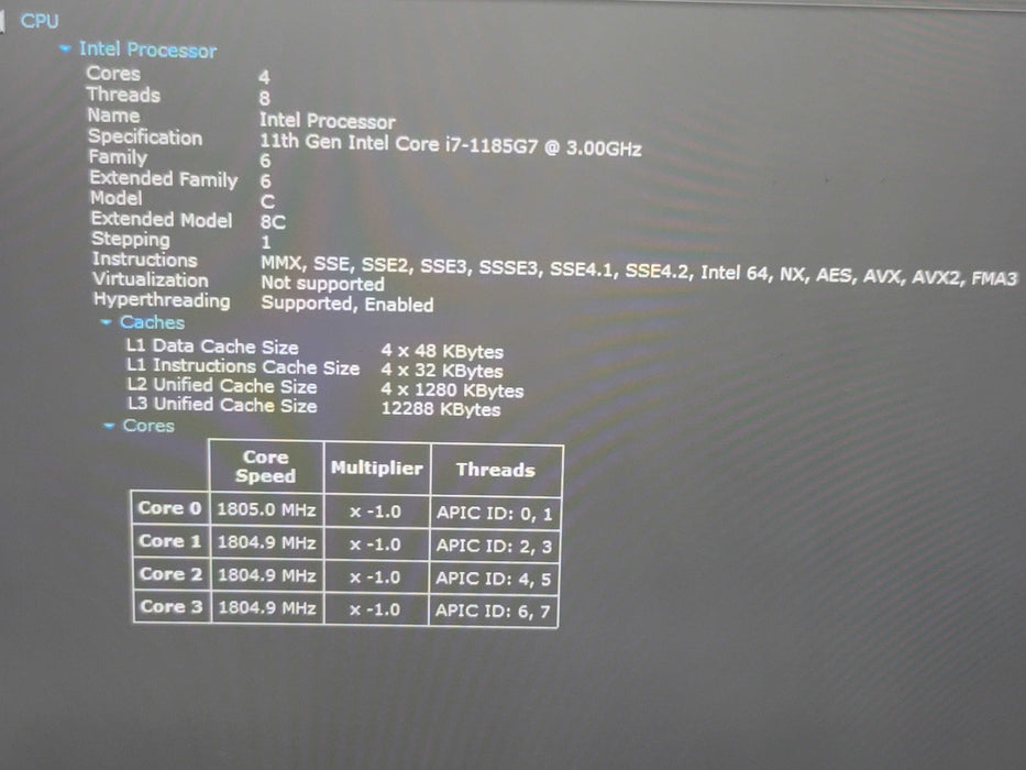 Dell Latitude 7420 i7-1185G7 16GB RAM 256GB NVMe β Lap200