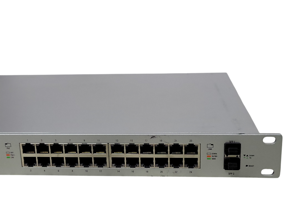 Ubiquiti Networks UniFi US-24-250W 24-Port Switch, READ _