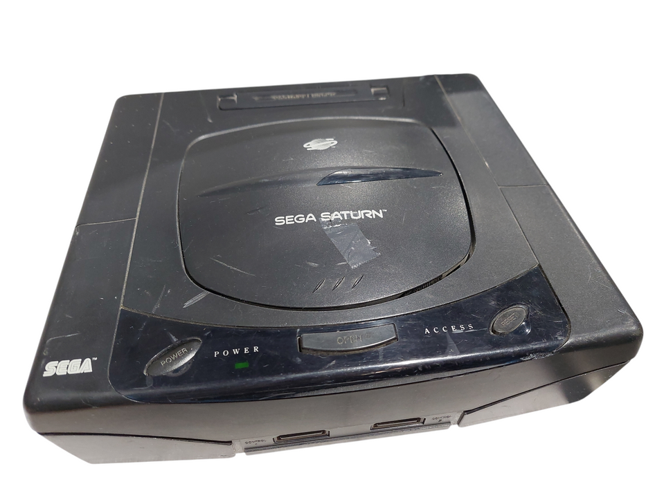 Sega Saturn ( Parts ) Model: MK-80000 With Fight Stick Controller MK-80112 =