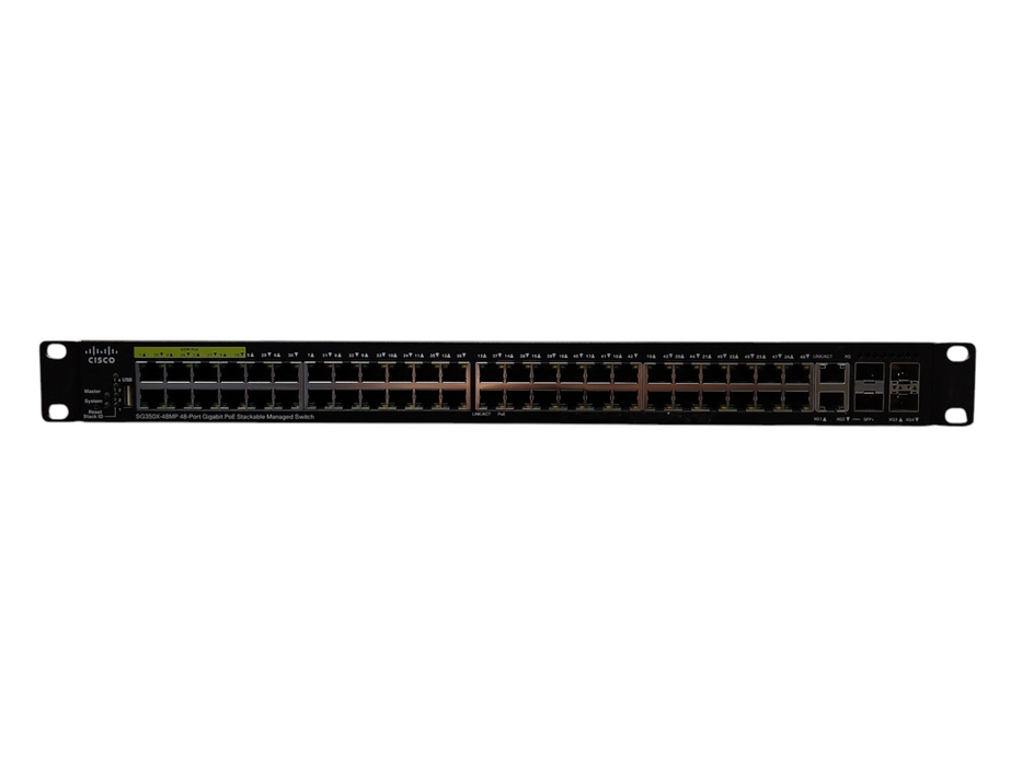 Cisco SG350X-48MP-K9 48-Port Gigabit PoE Stackable Managed Switch