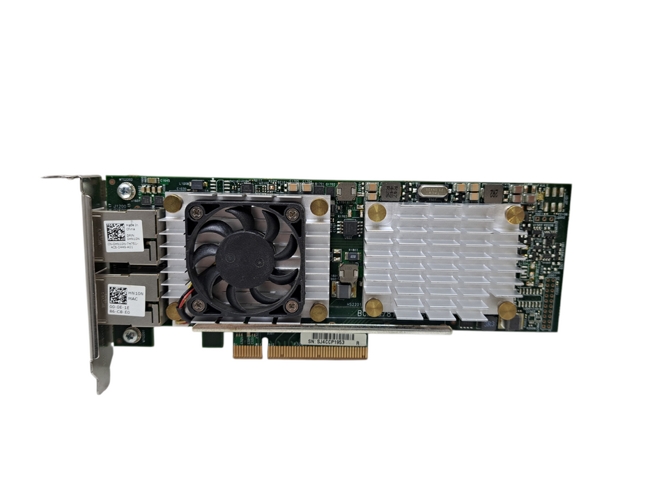 Dell 0HN10N Broadcom Dual Port 10G-BaseT PCI-Express LP Adapter Card )