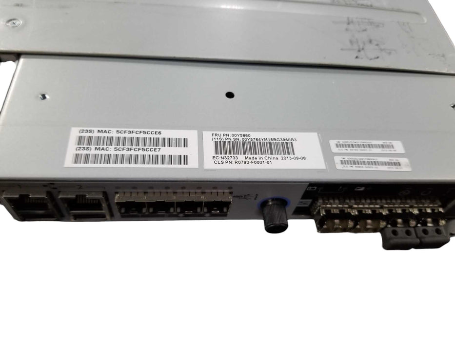 IBM 2078-24C Control Enclosure 2x 00Y5860 6GB SAS Node Controllers 2x PSUs