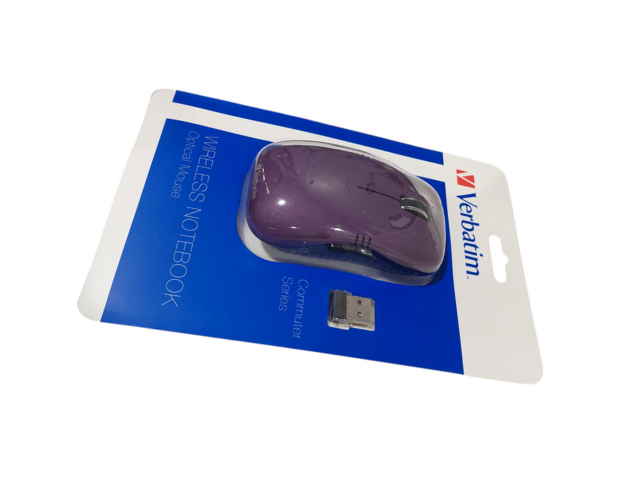 Verbatim Wireless Notebook Optical Mouse Purple Commuter Series ( New )  Q=