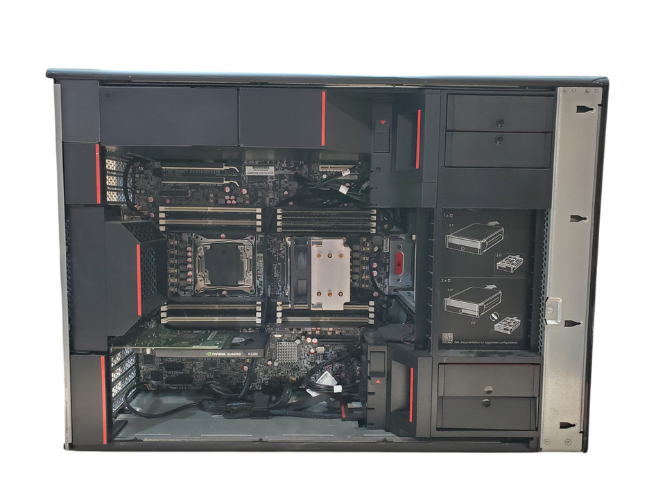 Lenovo ThinkStation P910 1x Xeon E5-2643 v4 32GB DDR4 K2200 - No HDD