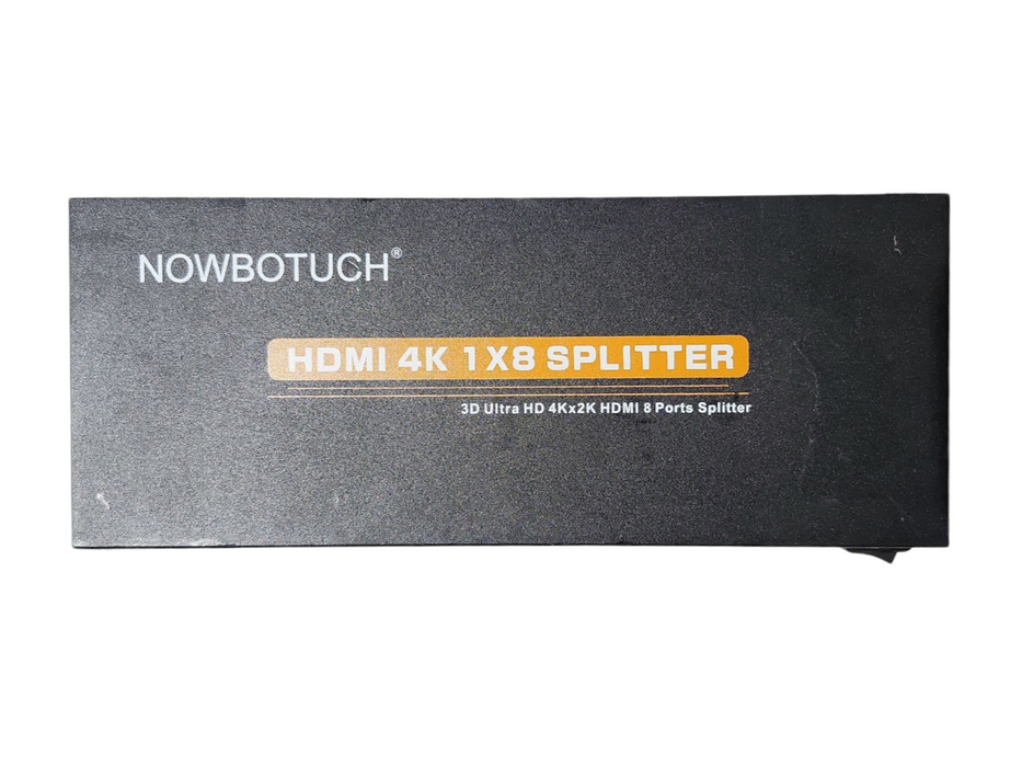 Nowbotuch HDMI 4K 1x8 Splitter, 3D Ultra HD 4Kx2K HDMI