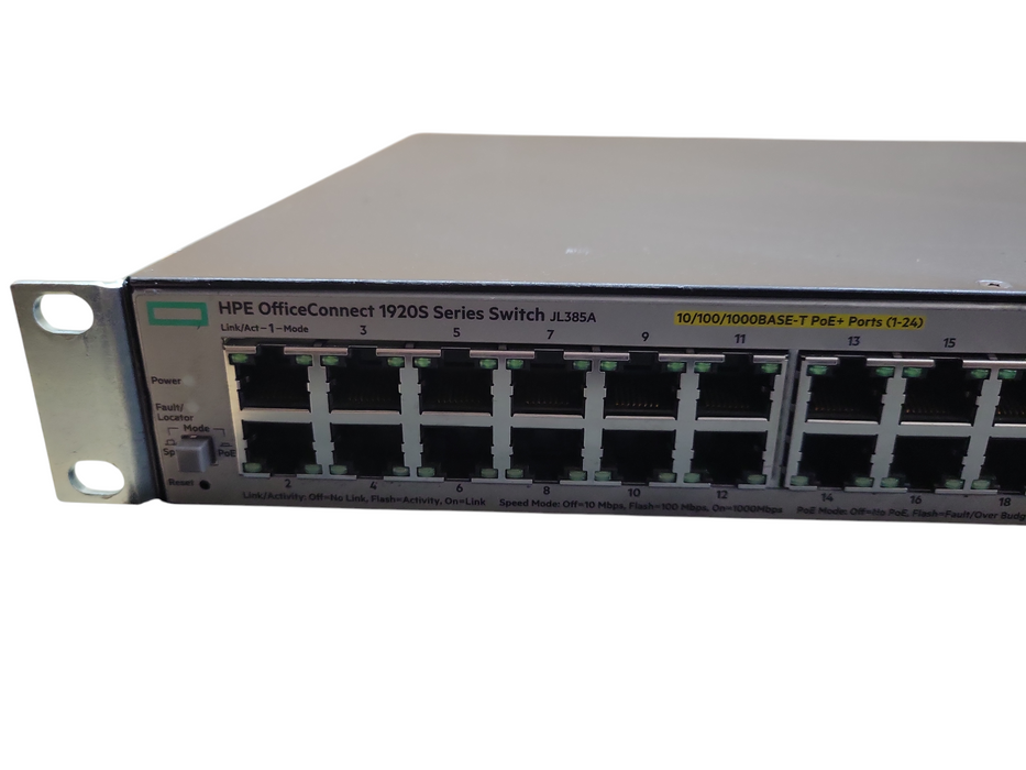 HPE OfficeConnect Switch 1920S 24G 2SFP PoE+ (370W) JL385A !