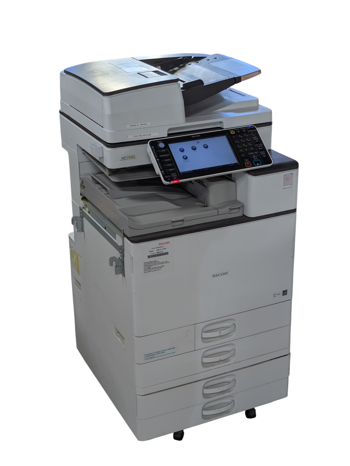 RICOH MP C6003 Color Laser Multifunction Printer - — retail.era
