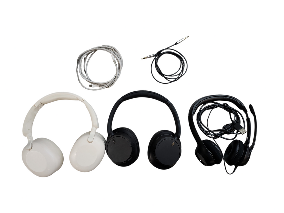 Bundle Headset, Sudio Headset, Sony WH-CH720N, Logitech Wired Headset