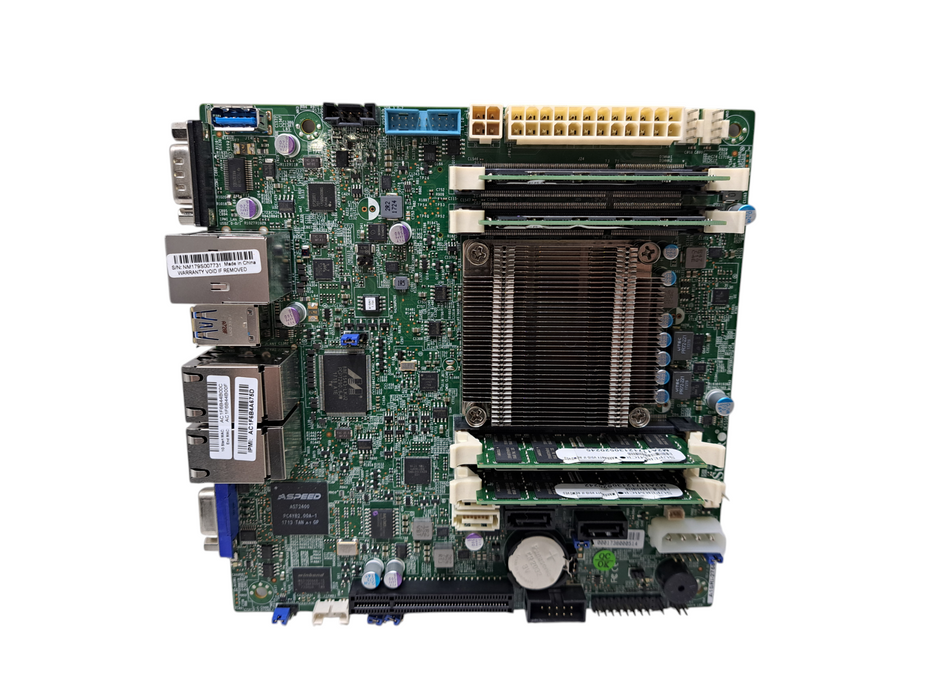Supermicro A1SRi-2758F Router Server mITX Motherboard with 32GB ECC RAM )