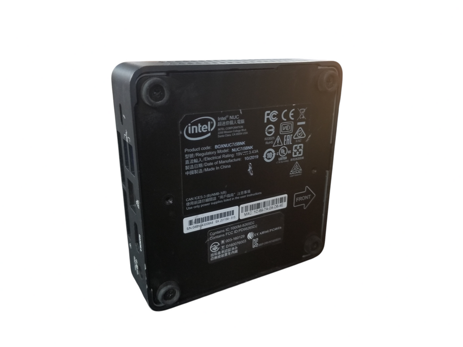 Intel Mini PC NUC NUC7i5BNB Core i5-7260U @2.20GHz 8GB DDR4 RAM, 256GB SSD
