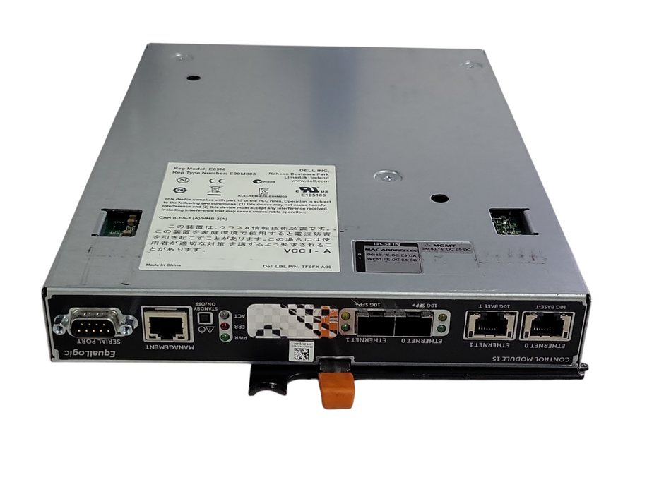 Dell EqualLogic 0DCY2N Type 15 Controller Module PS6210 PS6210E PS6210XV Q_
