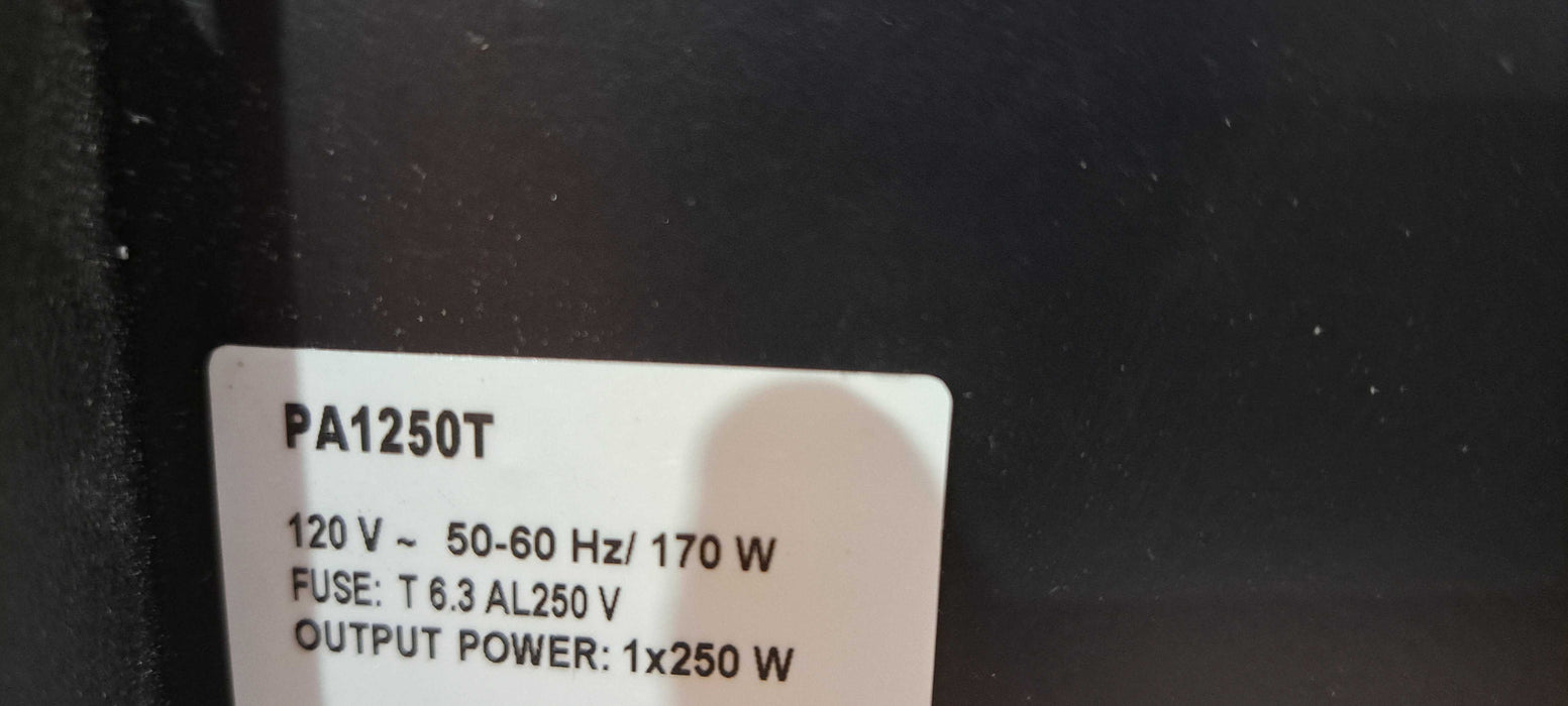 EV Electro-Voice PA Series PA1250T Single Channel 250W