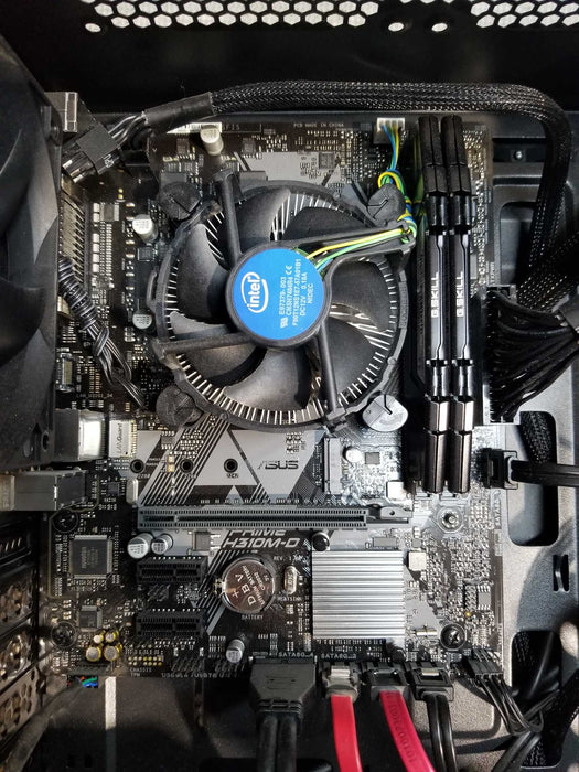 Custom Pc w/ ASUS H310M-D Intel i7-8700 CPU 3.20GHz 32GB RAM No HDD