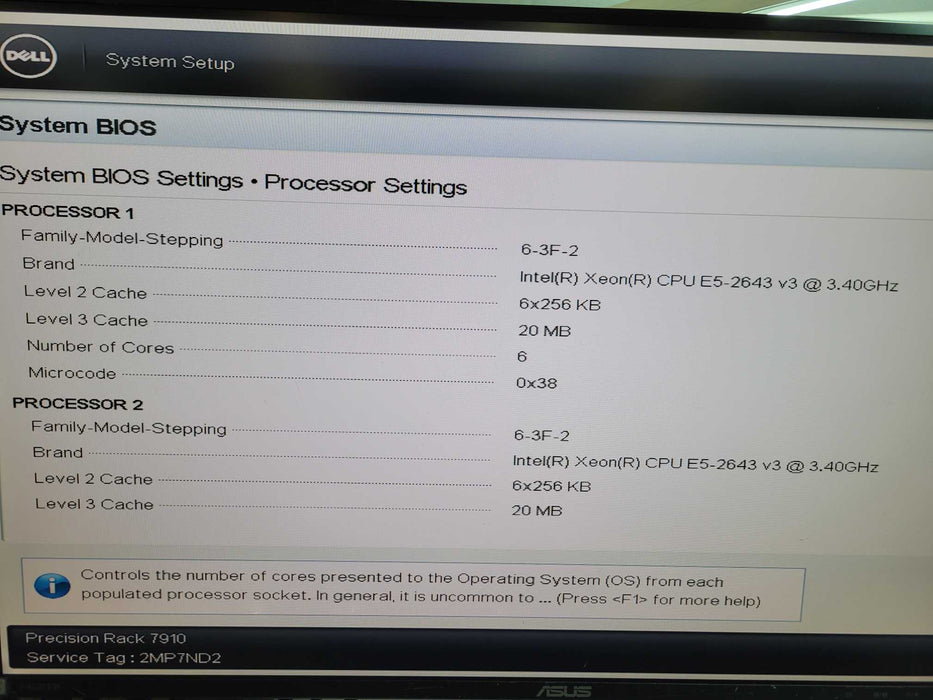 Dell Precision Rack 7910 - 2x Xeon E5-2643 v3 64GB DDR4 Perch H730P Mini %