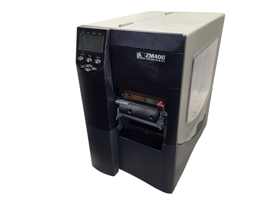 Zebra ZM400 Thermal Transfer Label Printer Ethernet ZM400-2001-5100T READ $