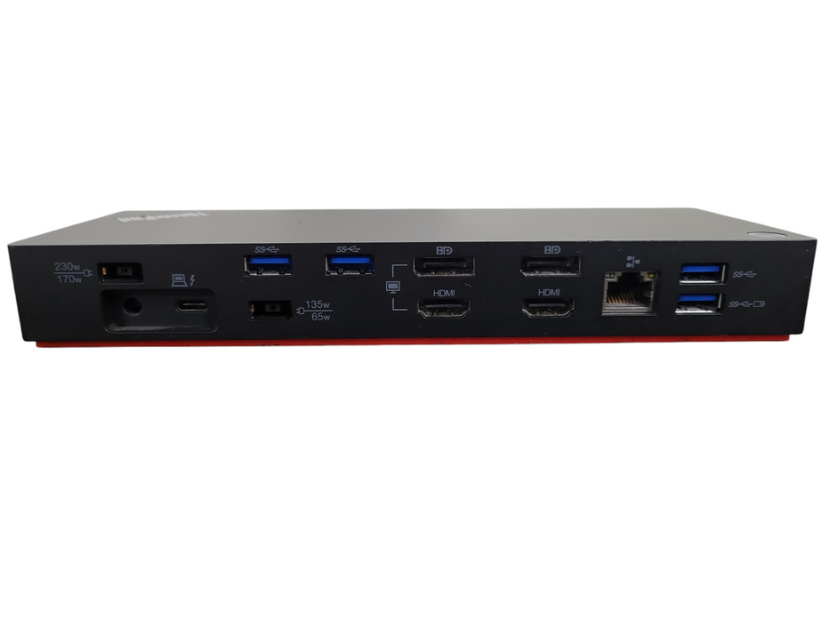 Lenovo DK1841 40AN ThinkPad Thunderbolt 3 Dock Gen2  W/ Adapter