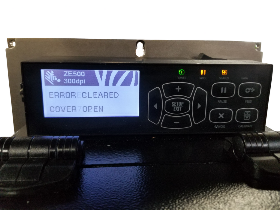 Zebra ZE500 ZE50043-L010000Z Print Engine *Powers On, Untested Further*