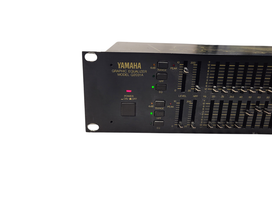 YAMAHA MODEL Q2031A PROFESSIONAL AUDIO MUSIC STEREO GRAPHIC EQUALIZER $