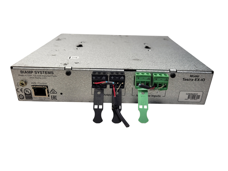 Biamp (Tesira EX-IO) - 2 Channel Input Output Expander READ $