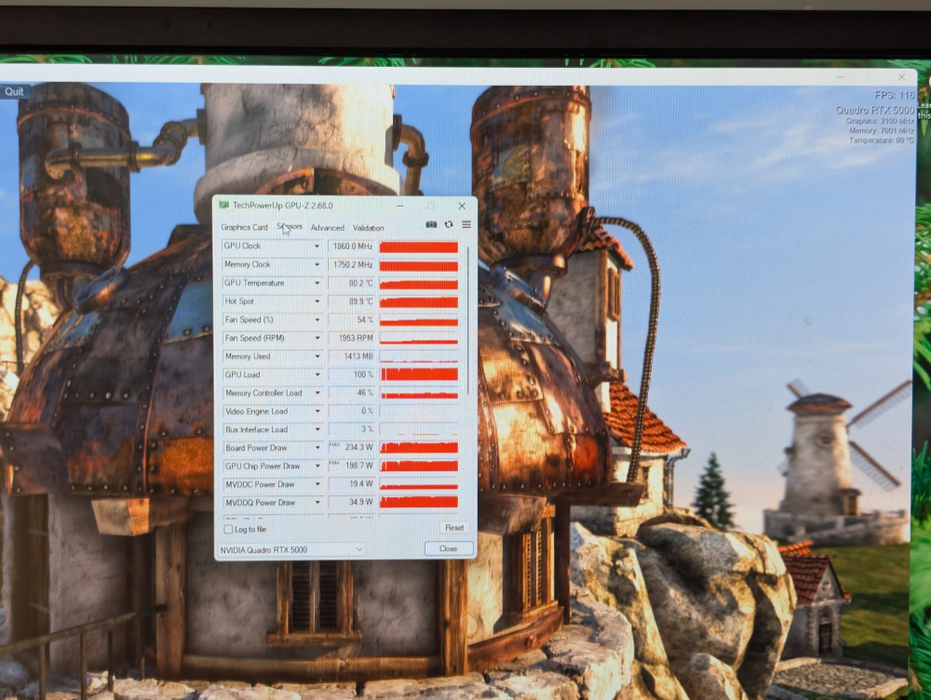NVIDIA Quadro RTX 5000 16GB GPU  -