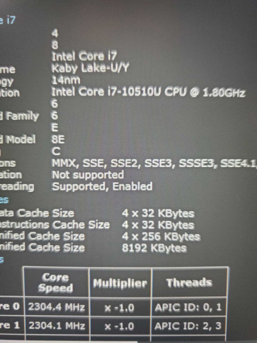 Lenovo ThinkPad E15 i7-10510U 16GB RAM 256GB NVME 1TB HDD  Lap200
