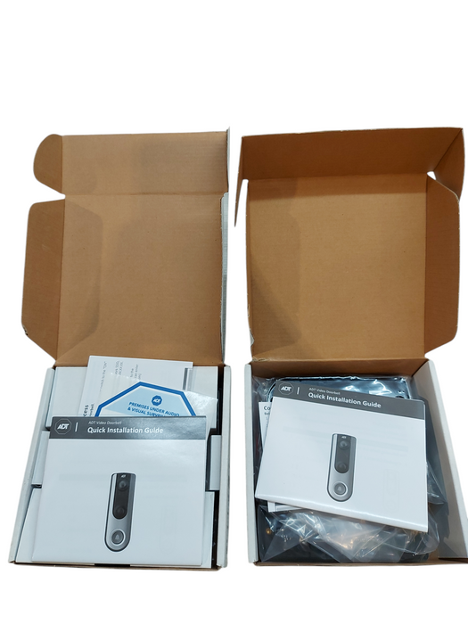 LOT 2x ADT Pulse Wireless HD Doorbell Camera – DBC835