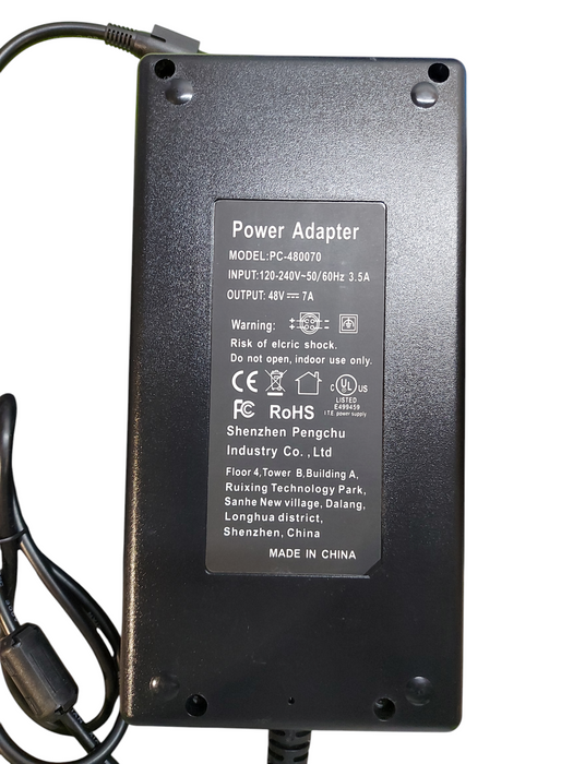 Lot 8x 48V 7A AC DC Adapter Power Supply 4 pin Type Connector with Cord