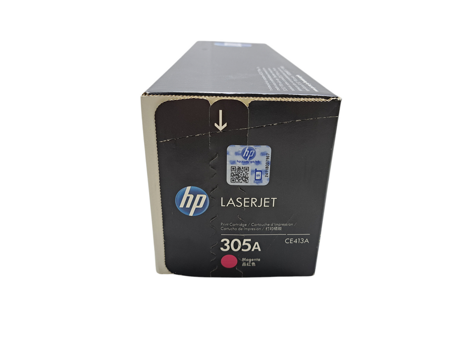 HP 305A CE413A Magenta Original OEM LaserJet Toner Cartridge )