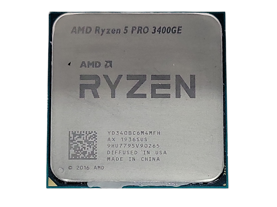 AMD Ryzen 5 PRO 3400GE 3.3GHz Quad-Core Socket AM4 CPU  Q_
