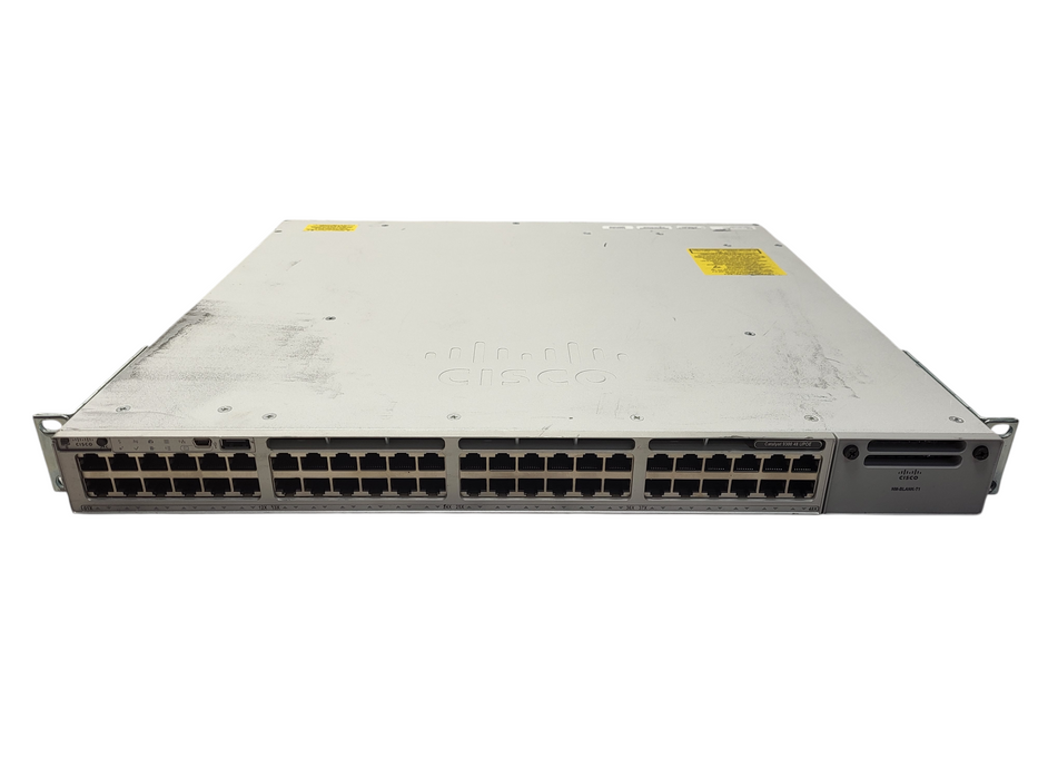 Cisco C9300-48U-E V03, 48-Port Gigabit UPOE Managed Switch No PSU $