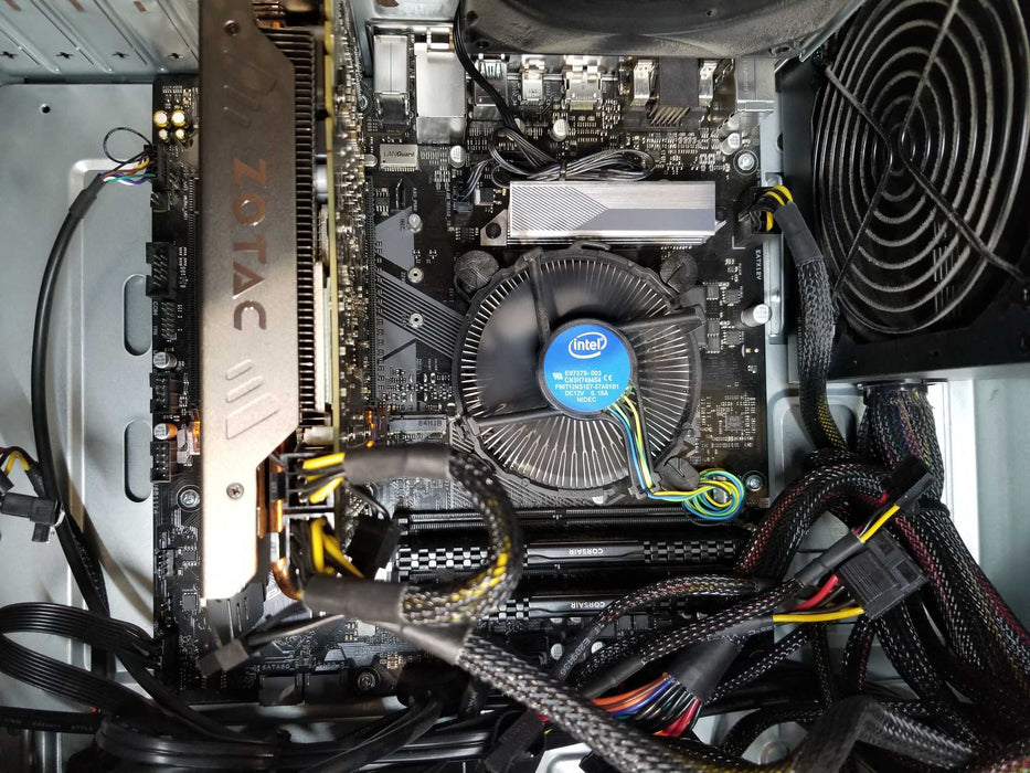 Custom PC w/ Asus H370M-Plus i7-8700K CPU 16GB RAM No HDD GTX970