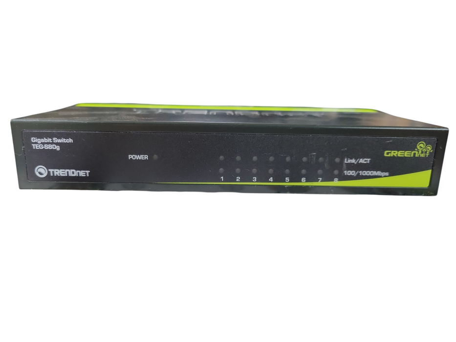 TRENDnet GREENnet TEG-S80G 8-Port Unmanaged Gigabit Ethernet Switch !