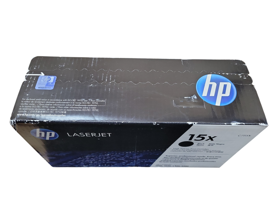 Genuine HP 15X (C7115X) Black Toner Cartridge !