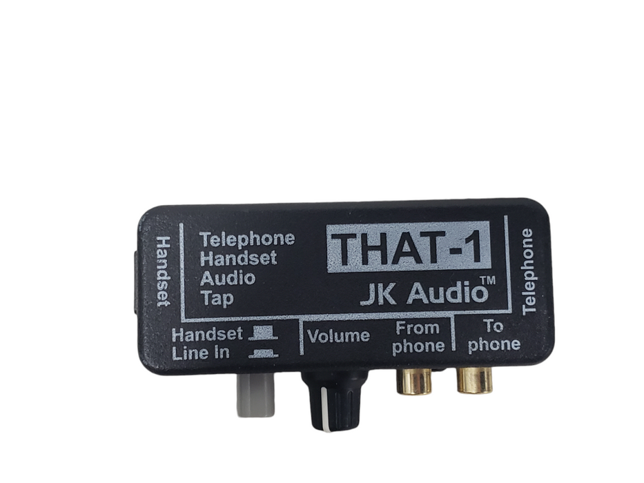 JK Audio THAT-1 Telephone Interface Handset Audio Tap