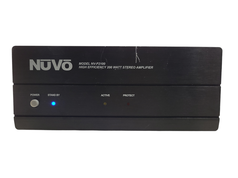 Nuvo NV-P2100 2 Channel 200 Watt Stereo Amplifier READ $