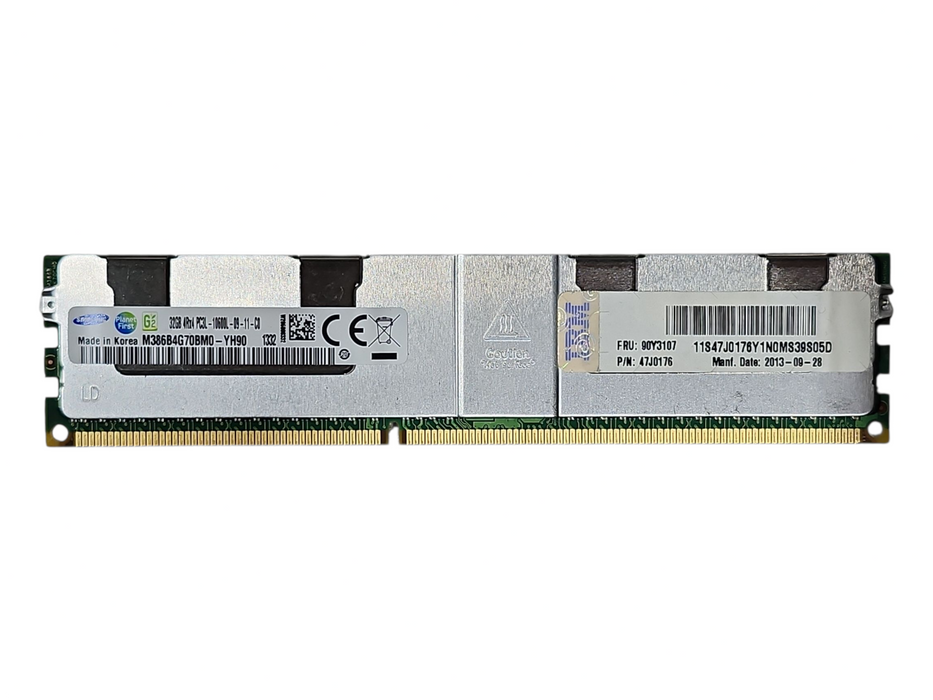 Samsung 32GB 4Rx4 PC3L-10600L, DDR3, Server Memory Q