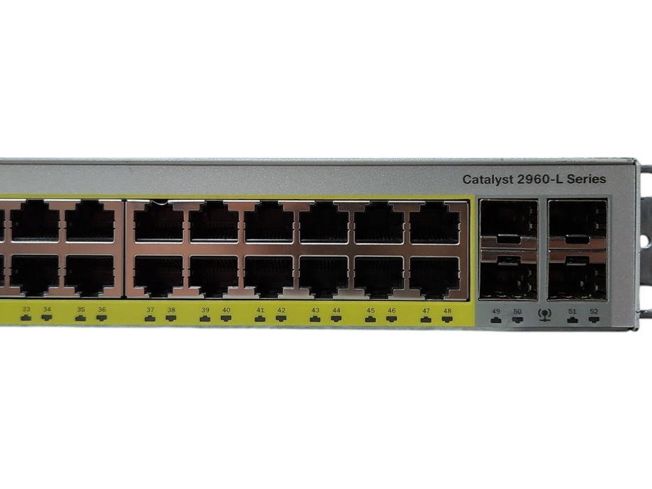 Cisco Catalyst WS-C2960L-48PS-LL 2960-L 48-Port Gigabit PoE Network Switch