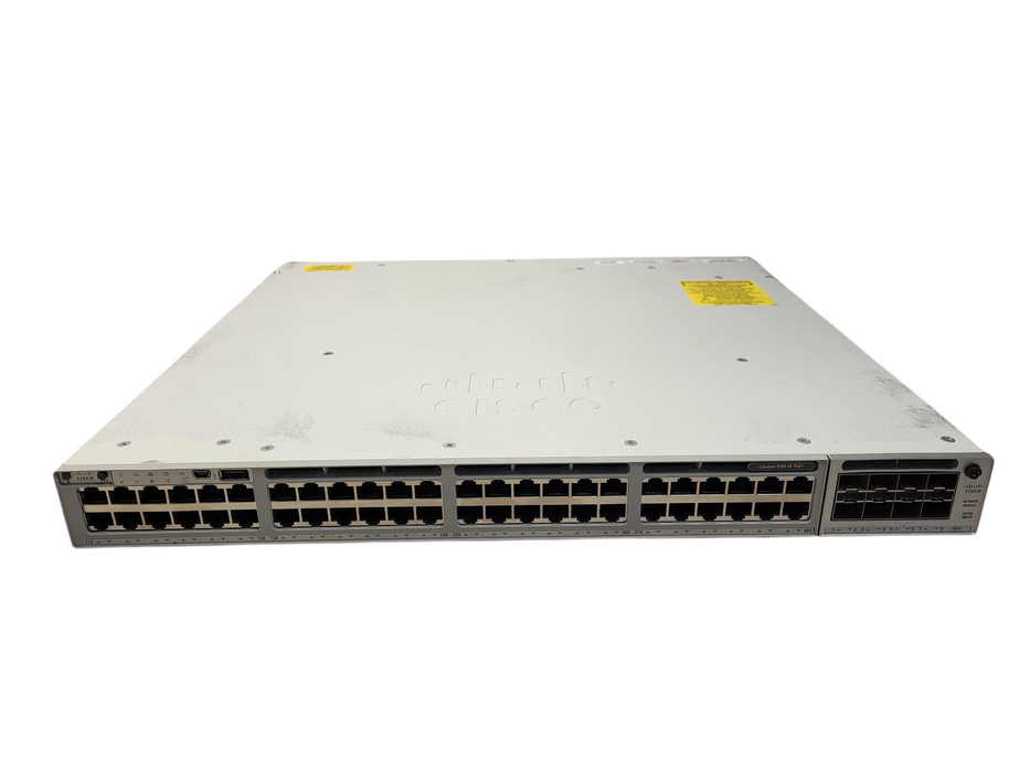 Cisco Catalyst 9300  C9300-48P-E 48x1G PoE+ Switch w/ C9300-NM-8X $